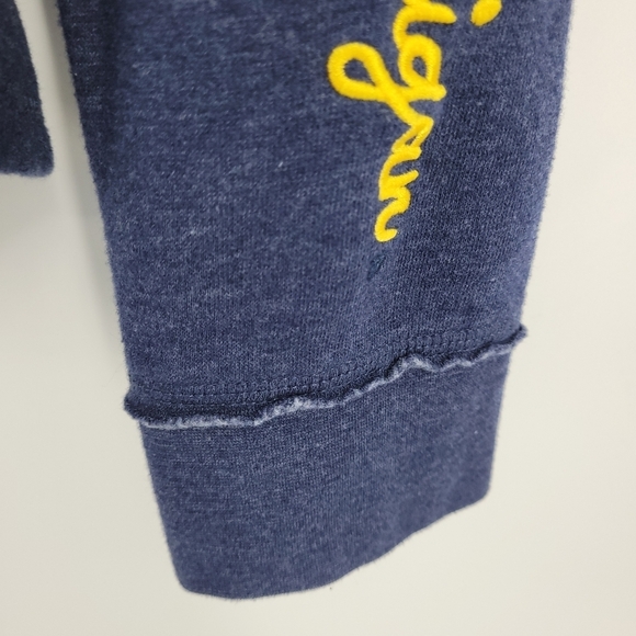 Stadium Athletics Womens Michigan Wolverine Distressed Bohemian Hoodie Size XL - Picture 5 of 9